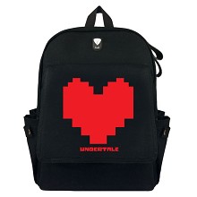 Undertale canvas backpack bag