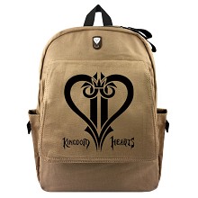 Kingdom Hearts canvas backpack bag