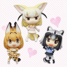 FuRyu Kemono Friends figures set(3pcs a set)