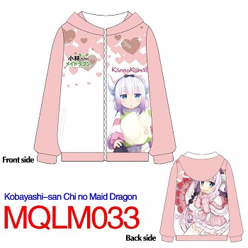 Miss Kobayashi's Dragon Maid hoodie cloth dress