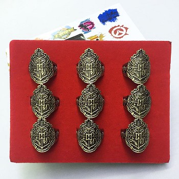 Harry Potter rings set(9pcs a set)