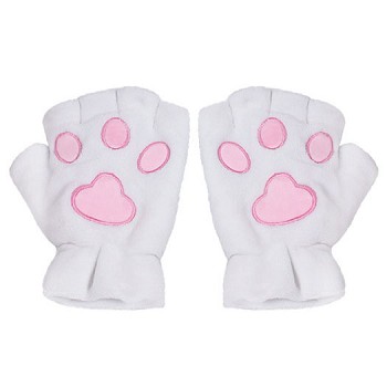 Neko Atsume plush gloves a pair