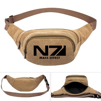 Mass Effect canvas pocket waist pack bag