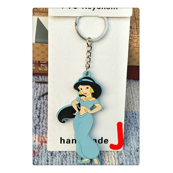 Disney Princess anime two-side key chain