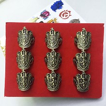 Harry Potter Gryffindor rings set(9pcs a set)