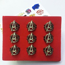 Captain America rings set(9pcs a set)