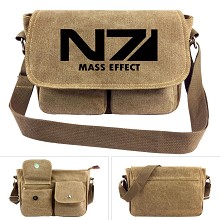 Mass Effect canvas satchel shoulder bag