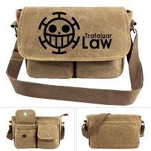 One Piece canvas satchel shoulder bag