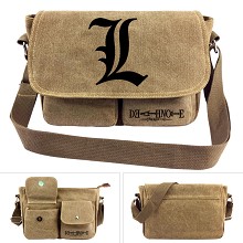 Death Note canvas satchel shoulder bag