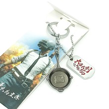 Playerunknown’s Battlegrounds key chain + necklace a set