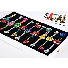 Kingdom Hearts key chains a set