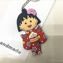 Chi-bi Maruko two-side key chain