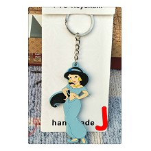 Disney Princess anime two-side key chain