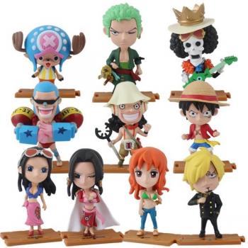 One Piece anime figures(10pcs a set)