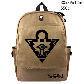 Duel Monsters canvas backpack bag