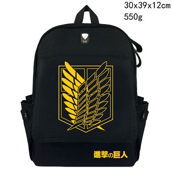 Attack on Titan canvas backpack bag