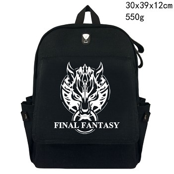 Final Fantasy canvas backpack bag
