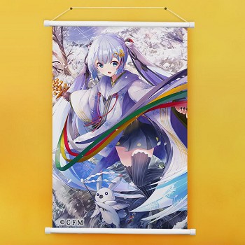 Hatsune Miku wall scroll