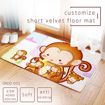  The other anime short velvet floor mat ground mat(40X60) 