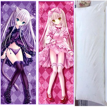 Byakuya Tea two-sided long pillow