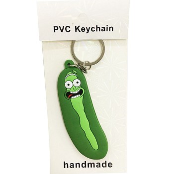 Rick and Morty two-sided key chain