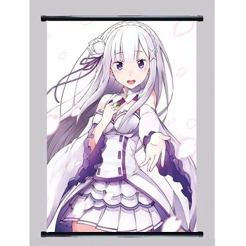 Re:Life in a different world from zero Rem wallscroll