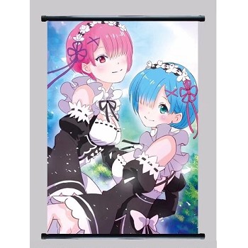 Re:Life in a different world from zero Rem wallscroll