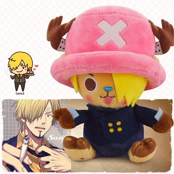 12inches One Piece Chopper cos Sanji plush doll