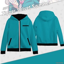  Eromanga-sensei zipper velvet sweater hoodie 