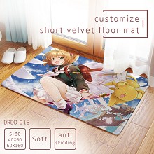 Card Captor Sakura short velvet floor mat ground mat(40X60)