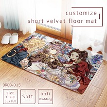 Card Captor Sakura short velvet floor mat ground mat(40X60)
