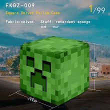 Minecraft square velvet pillow