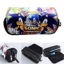 Sonic pen bag pencil case