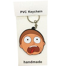 Rick and Morty two-sided key chain