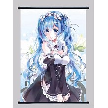 Re:Life in a different world from zero Rem wallscroll