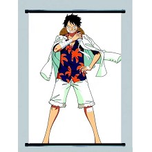 One Piece Luffy anime wallscroll