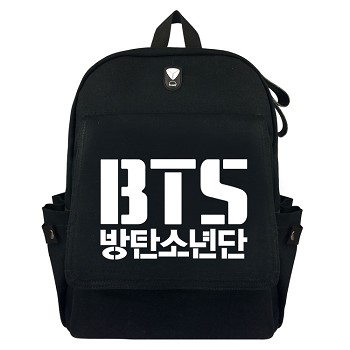 BTS canvas backpack bag