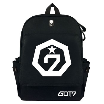 BTS GOT7 canvas backpack bag