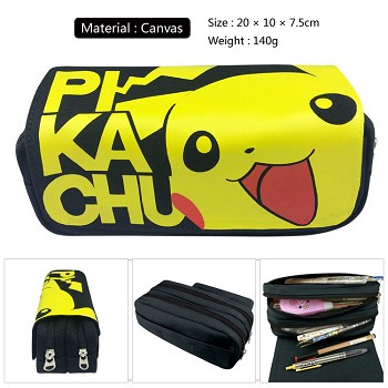 Pokemon canvas pen bag pencil bag