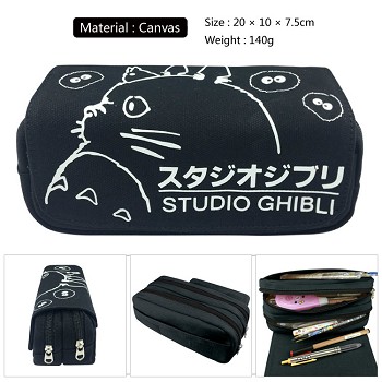Totoro canvas pen bag pencil bag