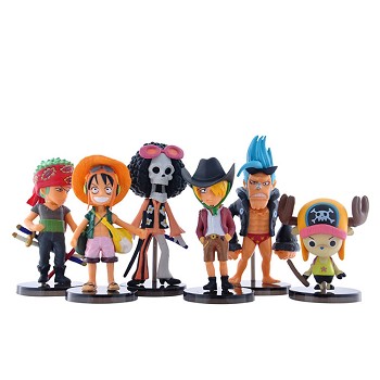 One Piece figures set(6pcs a set)