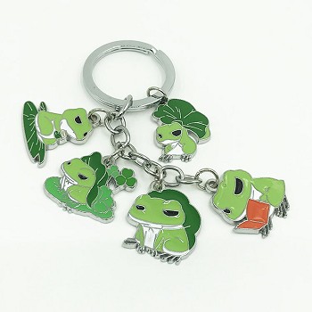 Travel Frog key chain