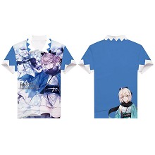 Fate anime polo t-shirt