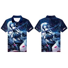 Fate anime polo t-shirt