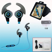 Black Rock Shooter wireless bluetooth earphones
