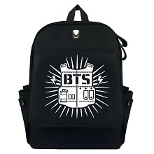 BTS canvas backpack bag