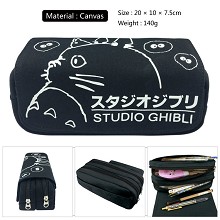 Totoro canvas pen bag pencil bag