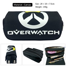 Overwatch canvas pen bag pencil bag