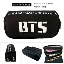 BTS canvas pen bag pencil bag