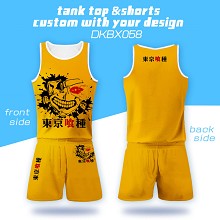 Tokyo ghoul vest+short pants a set